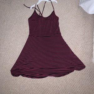 Striped Spaghetti Strapped Dress